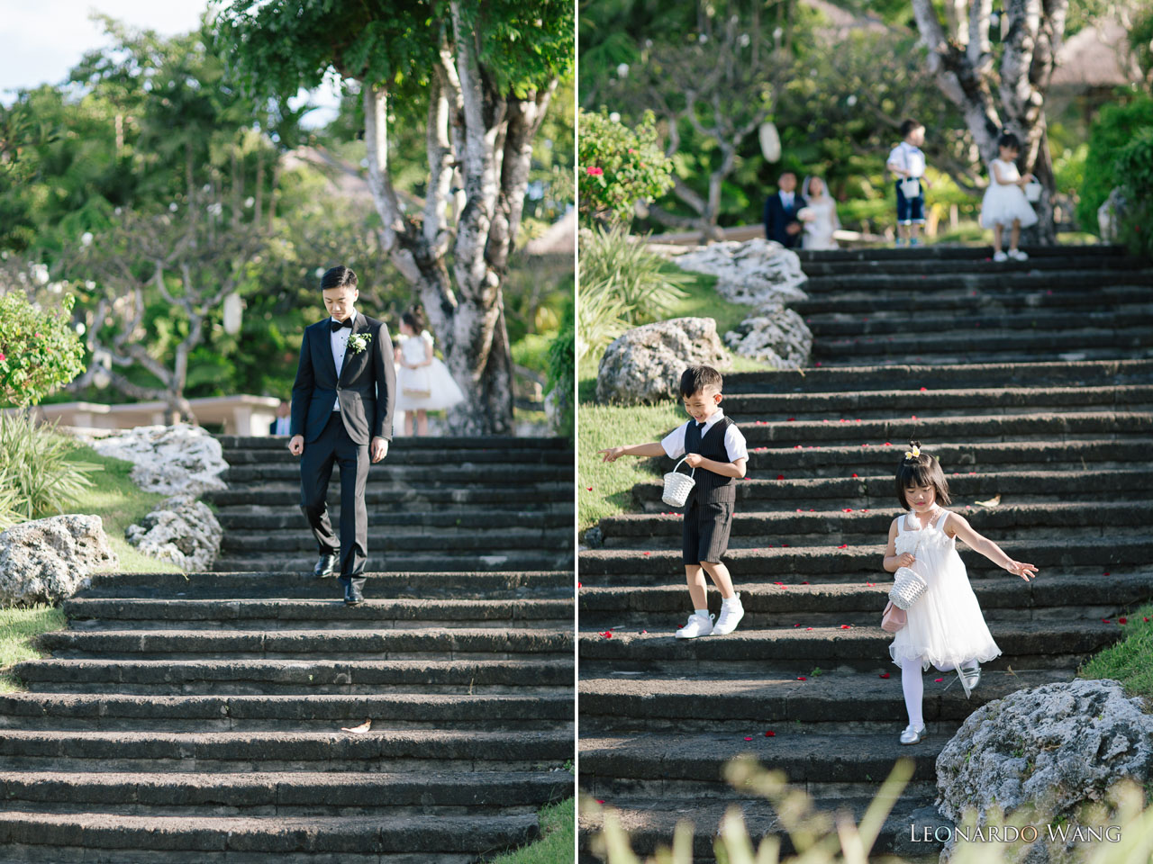 巴厘岛婚礼摄影-迷人的巴厘岛金巴兰四季酒店草坪婚礼