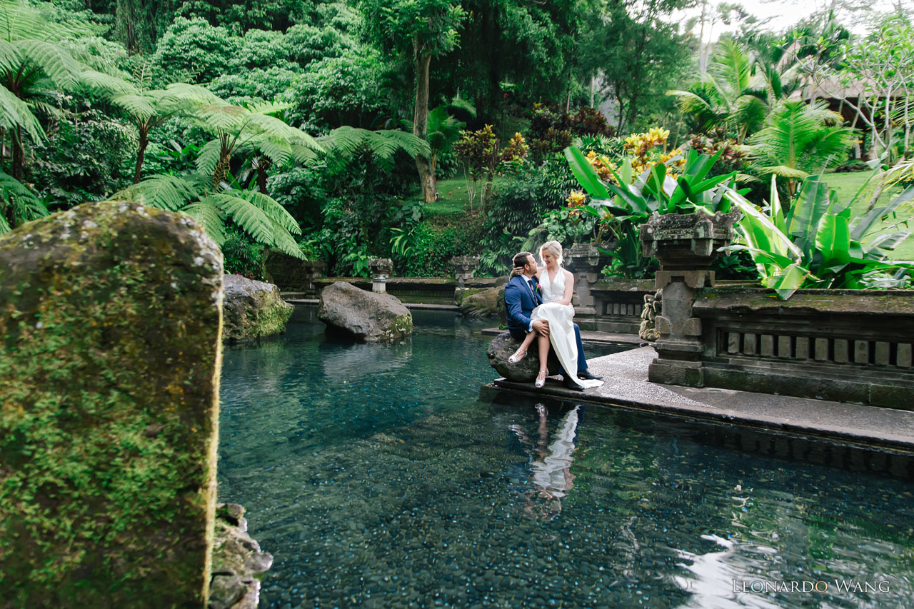 巴厘岛婚礼摄影Royal Pita Maha独特的乌布森林河谷婚礼