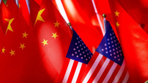中美国旗