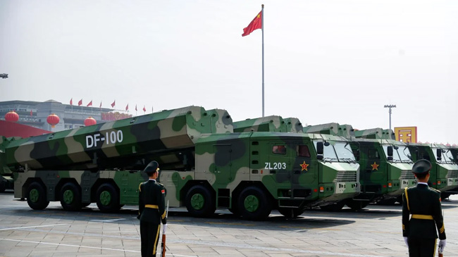 军事｜中国公布东风-100巡航导弹罕见视频，以威慑美国