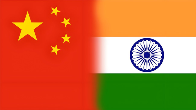 印度中国国旗
