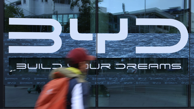 比亚迪在欧洲的销量9月同比猛增四倍