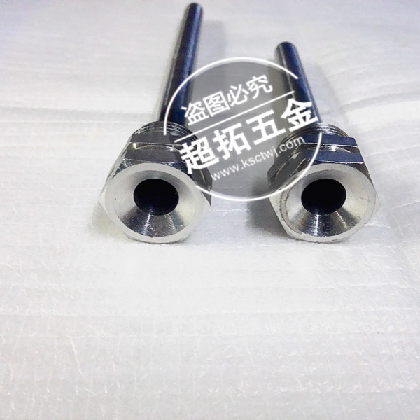 浸入式水管溫度傳感器SIEMENS套管 不銹鋼鏡面保護(hù)管 定做盲管