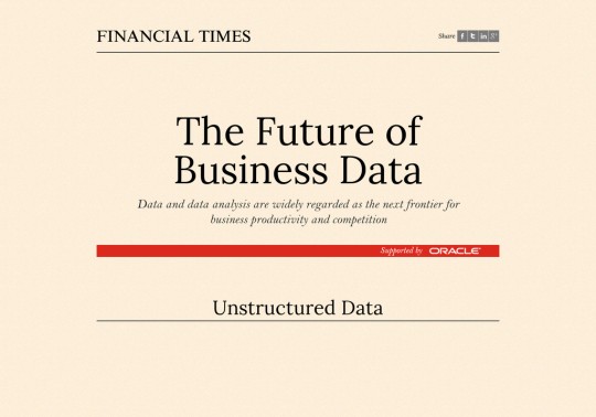 The Future of Business Data