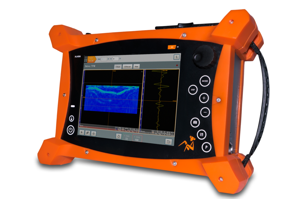 m2m Mantis PAUT 16:64PR small portable flaw detector