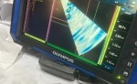 OmniScan X3超声波相控阵探伤仪检测客户带来的奥氏体不锈钢试块2