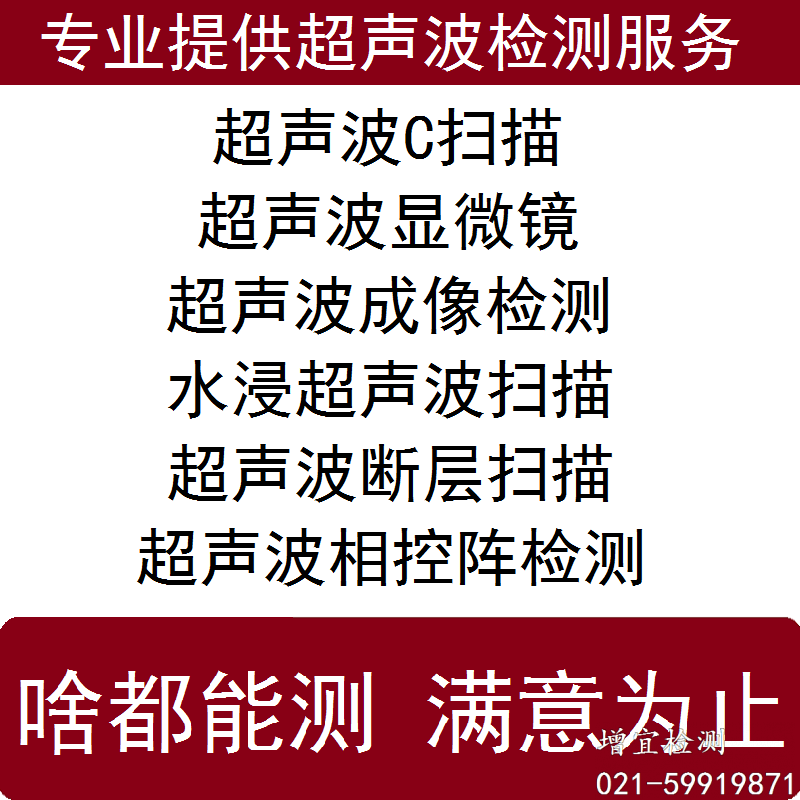 水浸超聲波C掃描檢測服務(wù)超聲顯微鏡斷層掃描成像檢測UT C-SAM