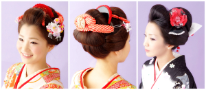 传统日本风发型