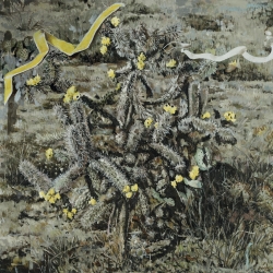 耿旖旎，荒漠植被 190x150cm 布面油画  2019