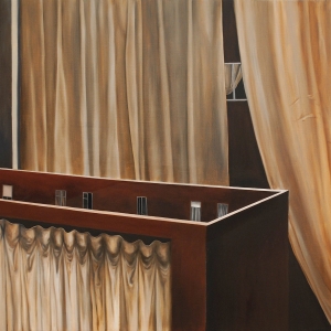 Autoportrait, 2017, peinture à l'huile sur toile, 130 x 97 cm