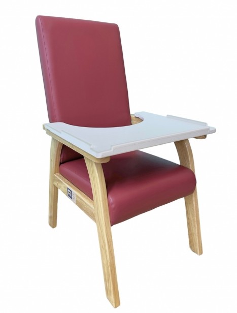 木製高背椅