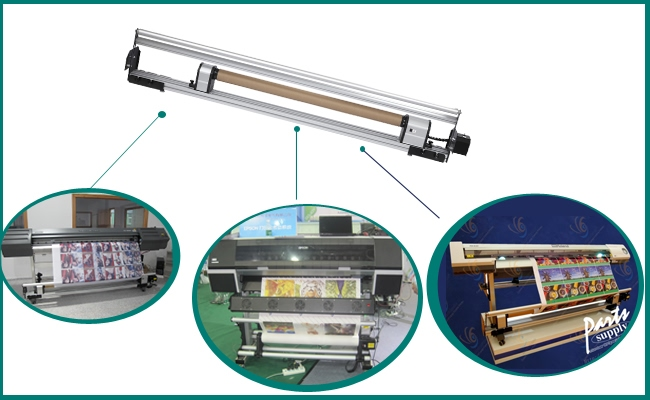 Automatic Media Take-up Roller for Mutoh VJ1604 application
