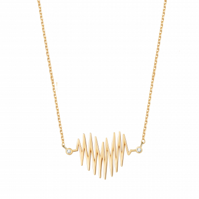 Heartbeat Collection 10K金 心跳项链 2999