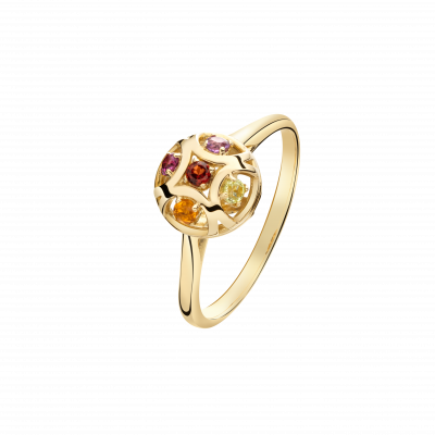 Boule de Noel Collection 18K黄金 彩宝戒指 5399