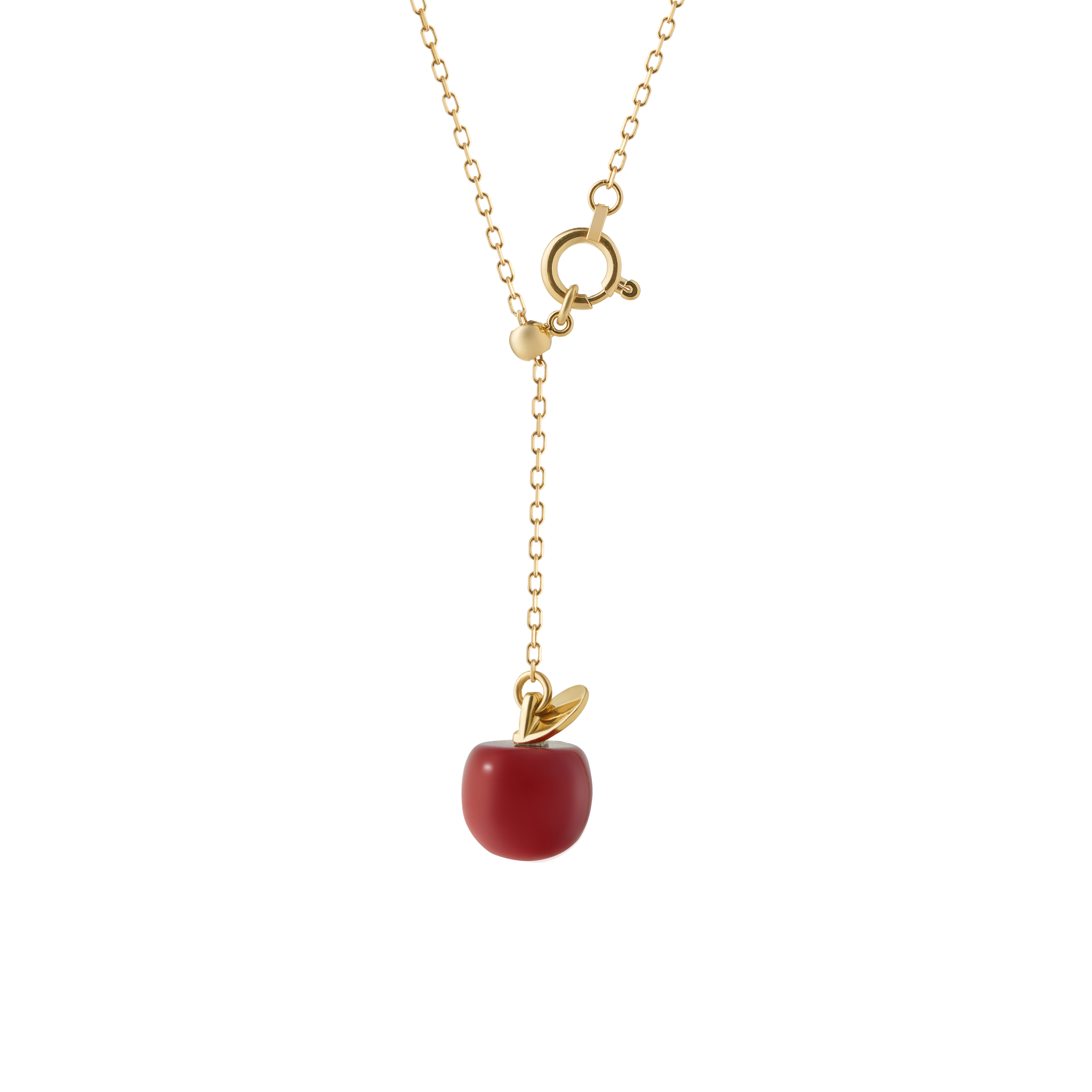 Coral Fruit Collection 10K黄金项链-Apple 2999