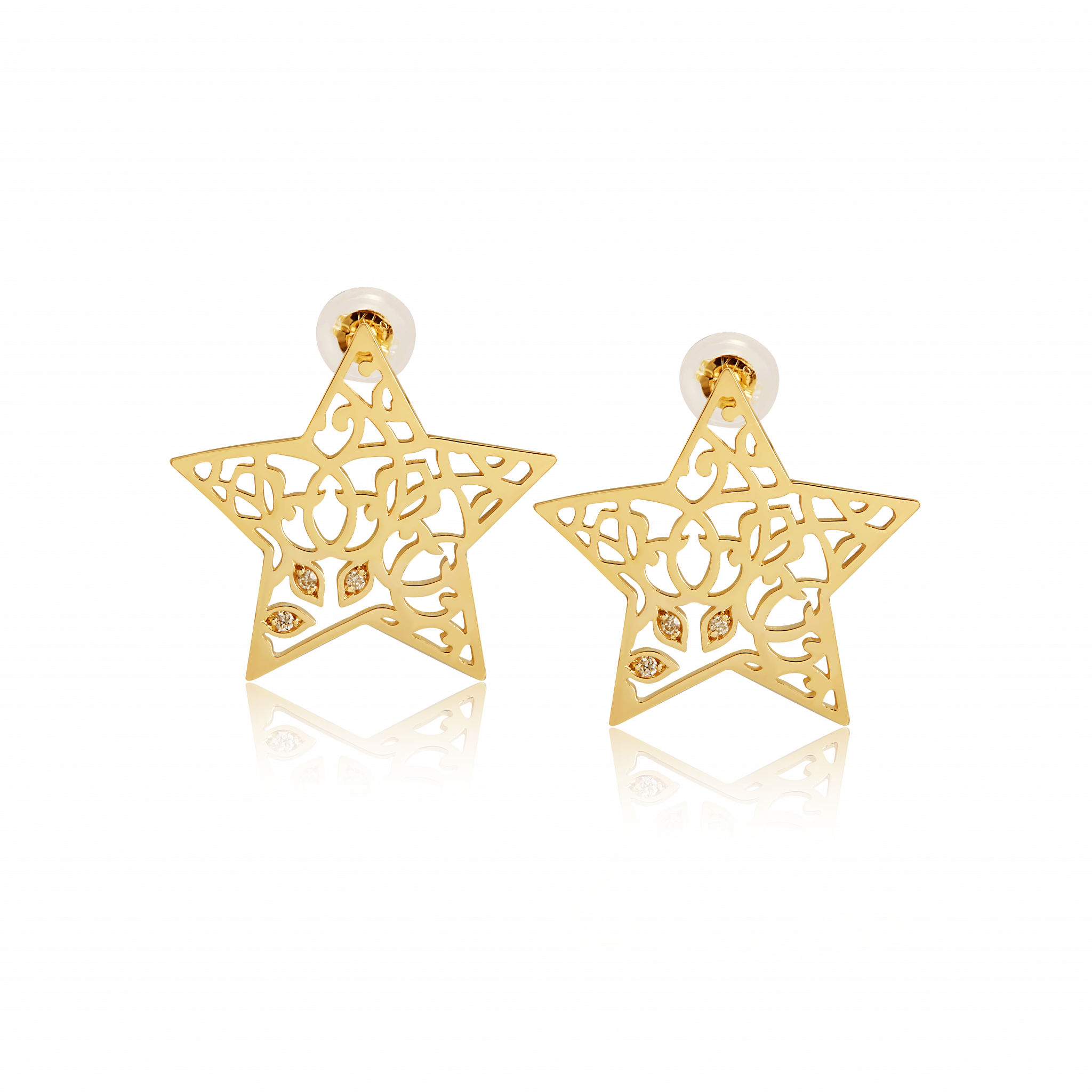 Star of Bethlehem Collection 18K黄金耳环 5699