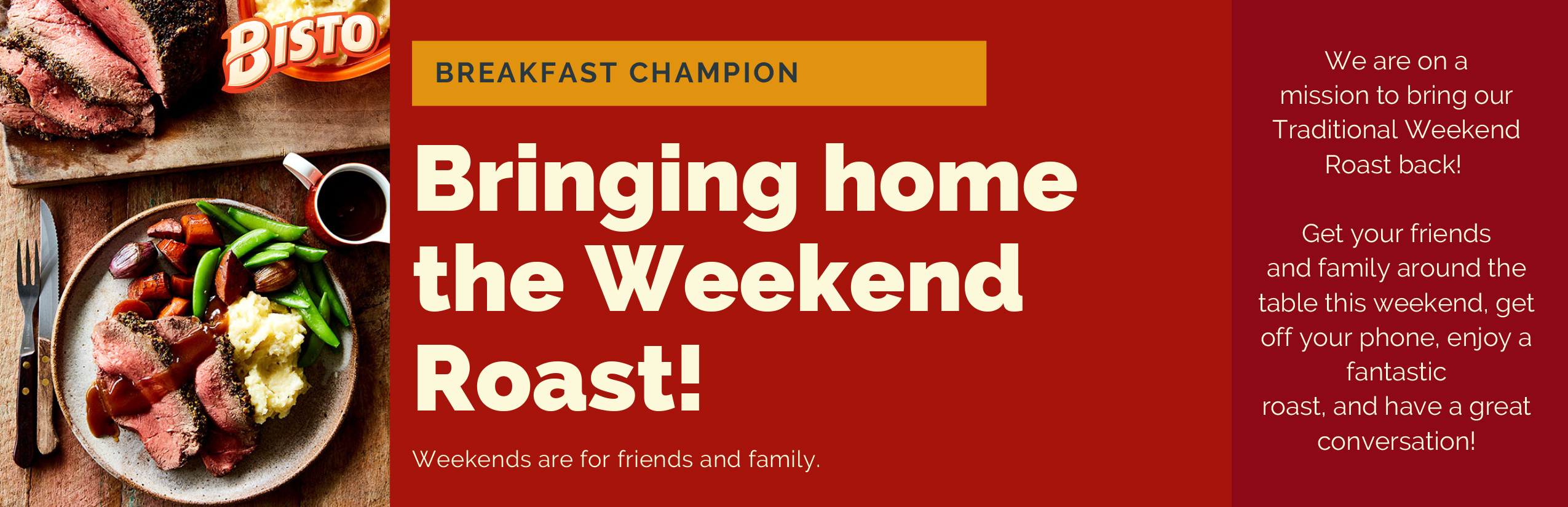 Weekend Roast Banner