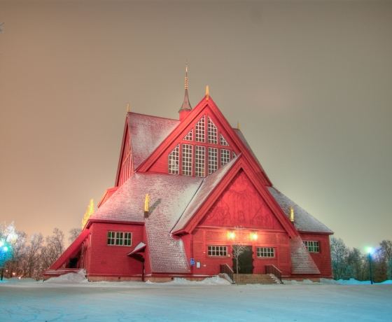 基律纳大教堂Kiruna kyrka (1)