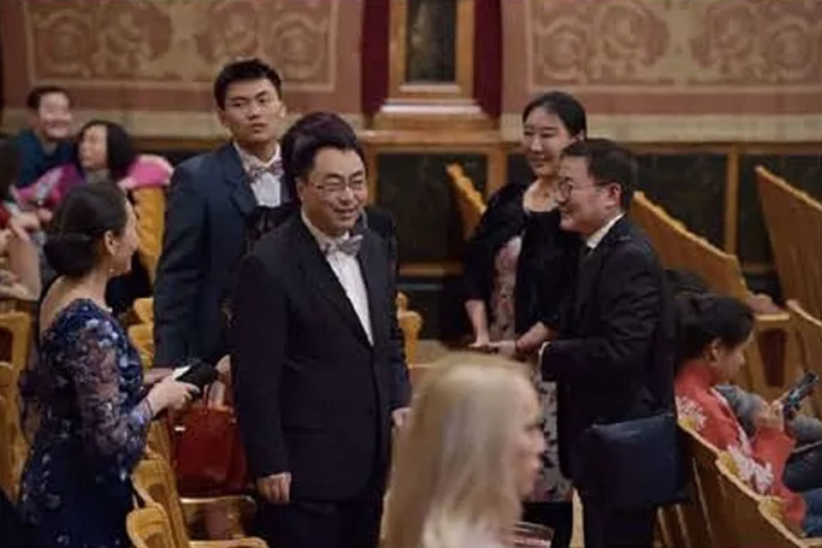 驻维也纳联合国王群大使在2019维也纳春之声新年音乐会现场