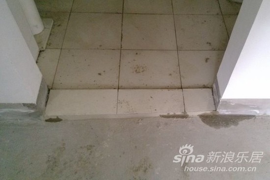 地漏渗漏水门口部位渗漏水