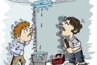 楼上厕所漏水楼下遭殃