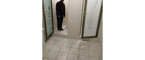 光谷汇金中心卫生间漏水2