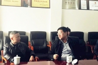 郫县政协主席刘航一行来我公司慰问视察工作2