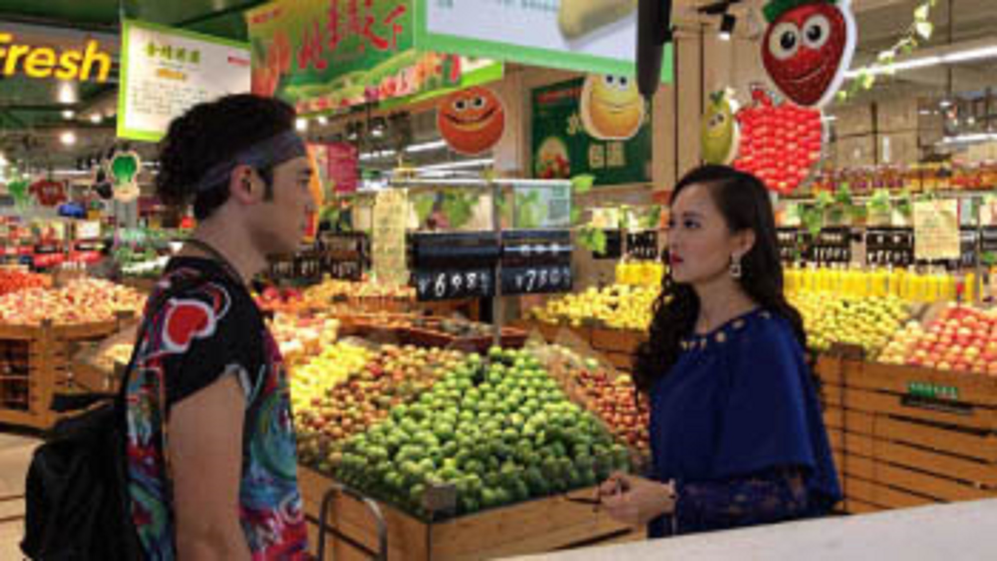 TV Drama scenes in SPAR store1