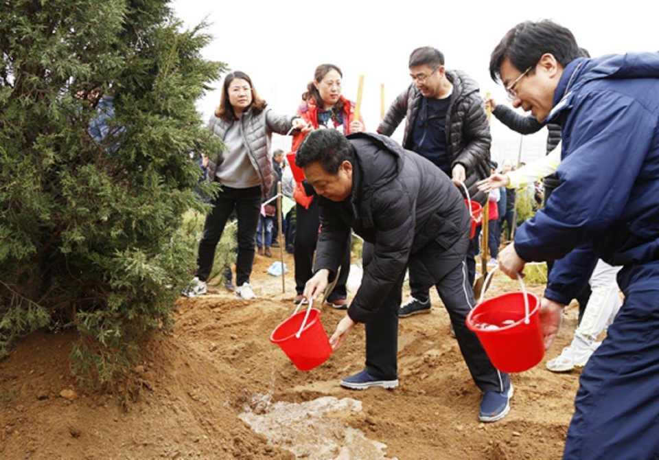 九龙城植树节活动2