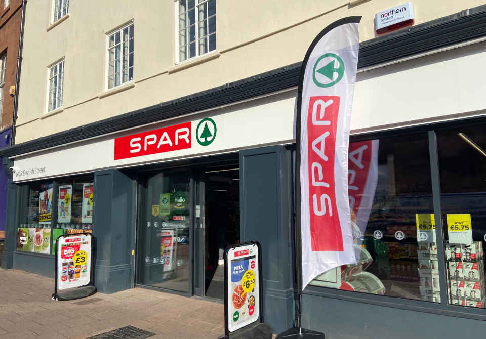 SPAR English street store
