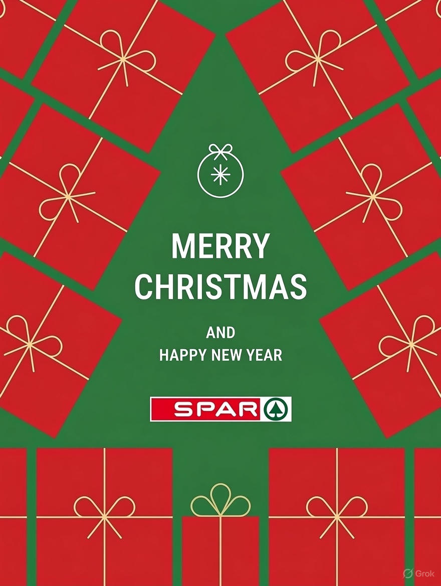 SPAR海报圣诞快乐-新年快乐