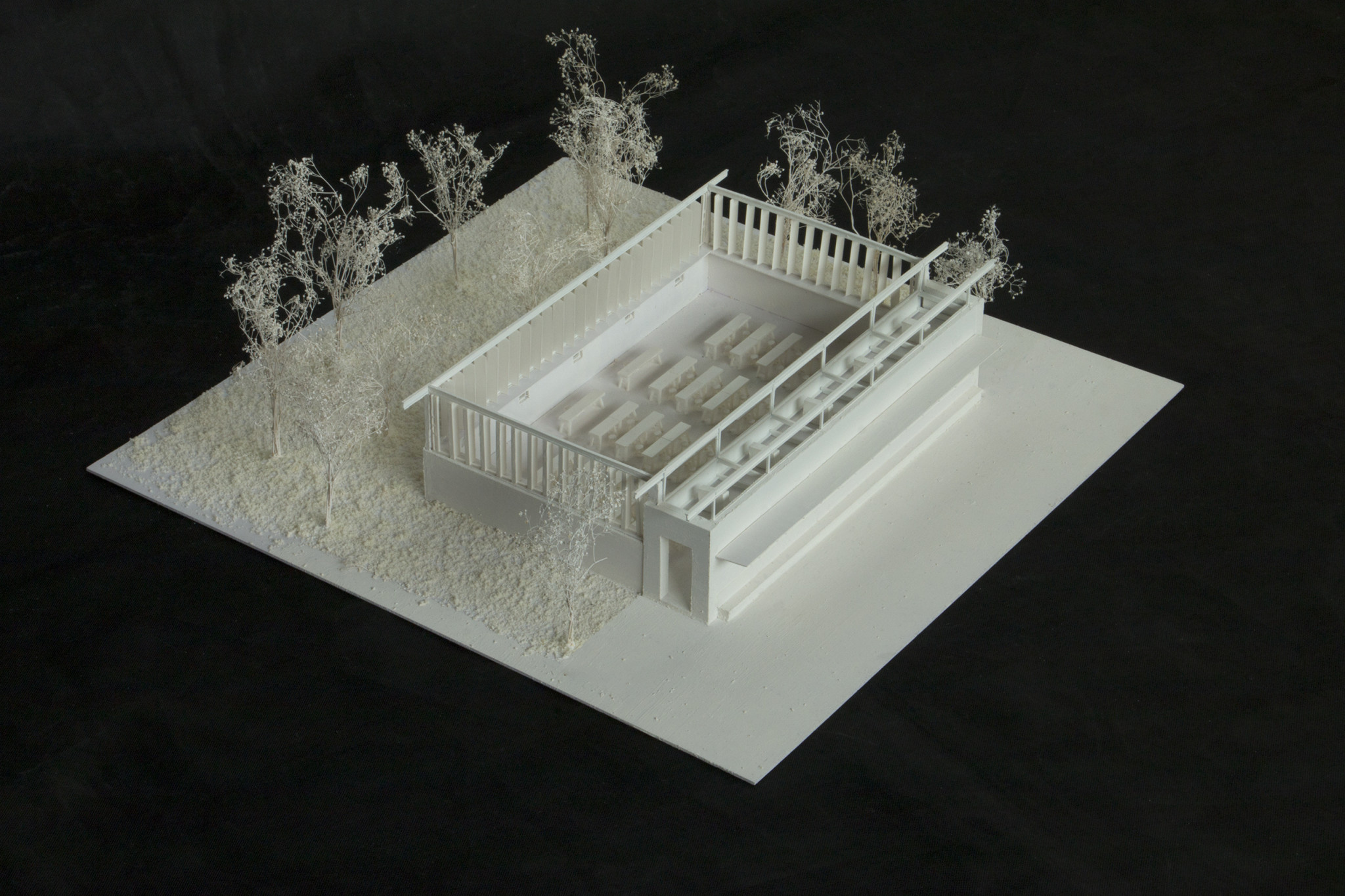 小工场模型©亘建筑_Minor workshop model©genarchitects