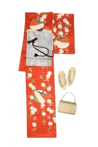 伏见稻荷店-清新访问服-花ストライプ