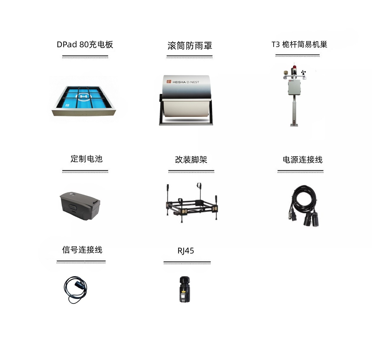 D80无人机机库装箱清单