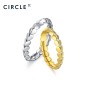 【新品】CIRCLE珠宝Bee系列铂金拍翅男女对戒个性戒指