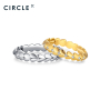 【新品】CIRCLE珠宝Bee系列铂金拍翅男女对戒个性戒指