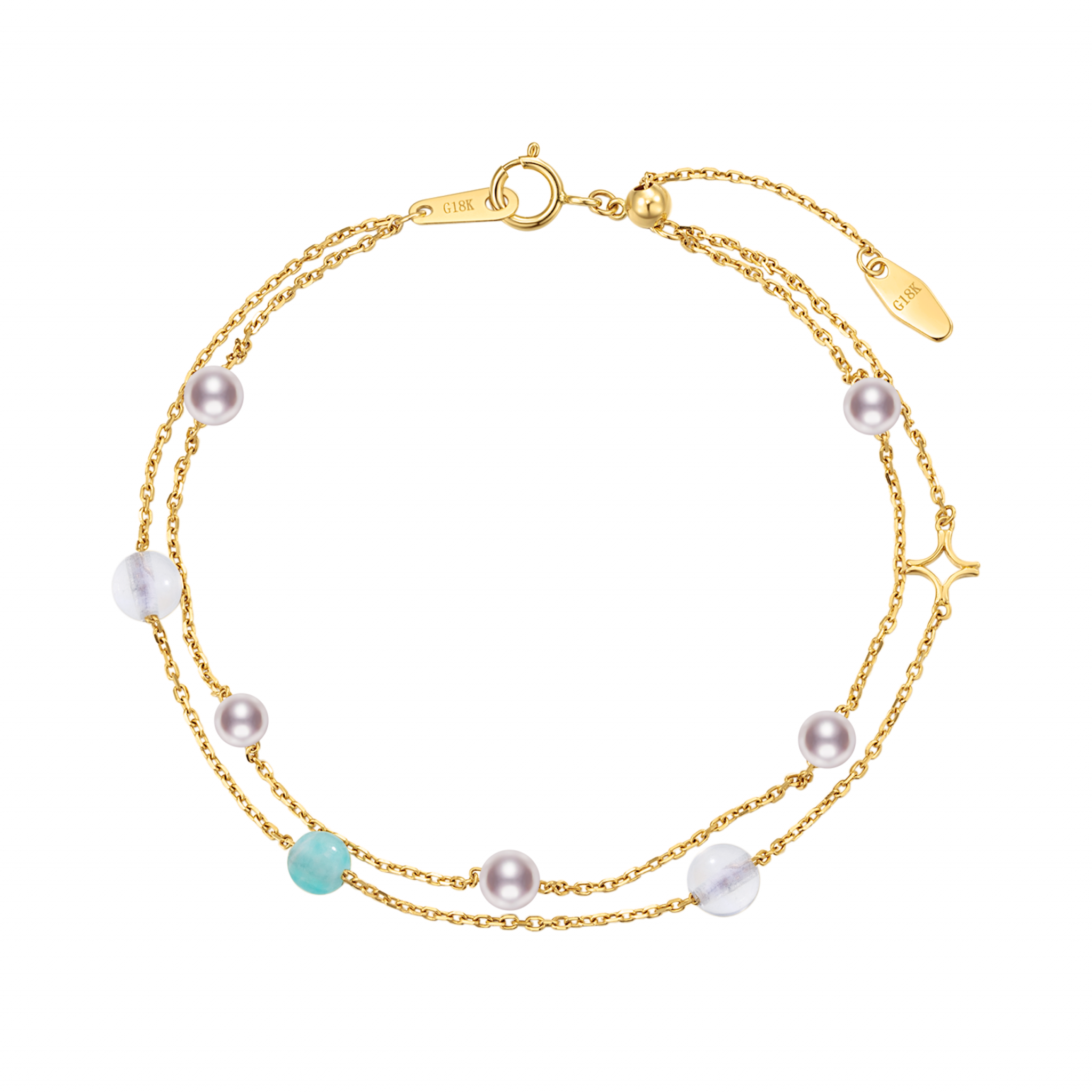 天河石月光石手鏈