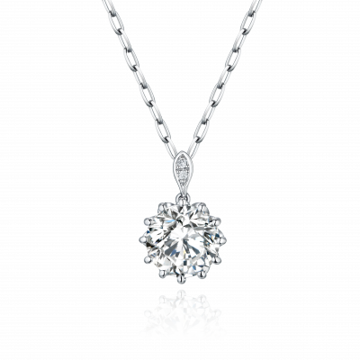 Magnolia Collection 900鉑金 鉆石項鏈 項鏈托：￥9699