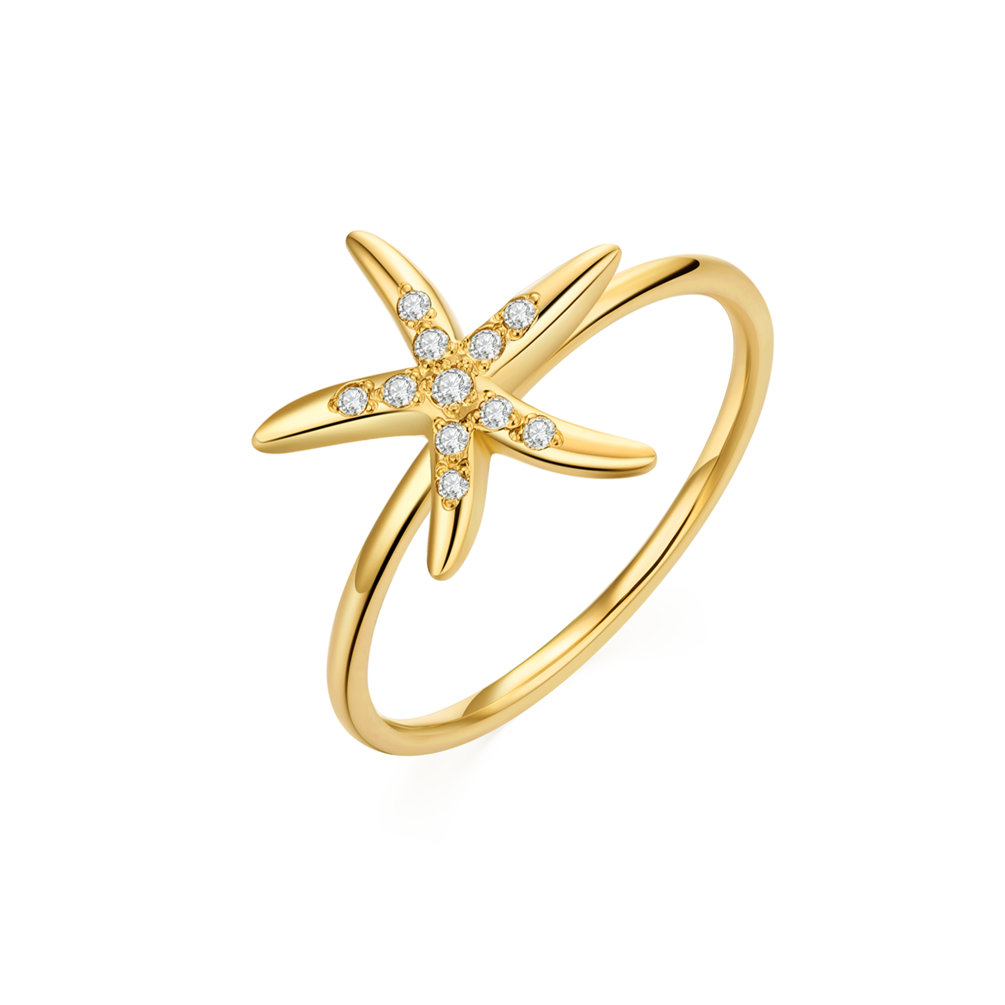 1 Ocean Collection Tre?sor 18K金 海星戒指 ￥ 4699