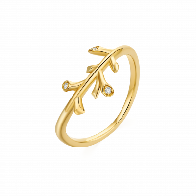 4 Ocean Collection Tre?sor 18K金 珊瑚戒指 ￥ 4699