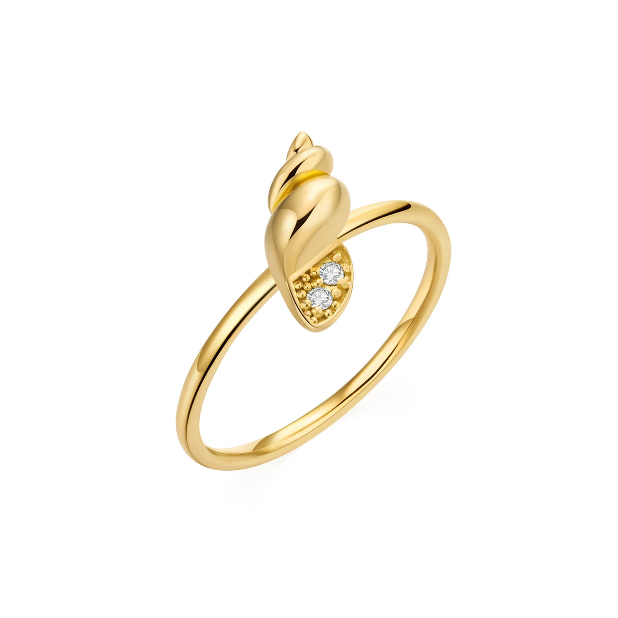 10 Ocean Collection Tre?sor 18K金 海螺戒指 ￥ 5199