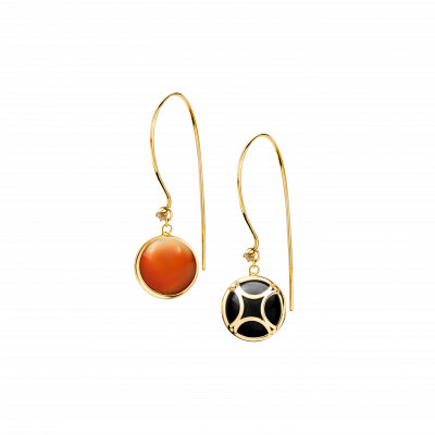 Soiree Collection 18K黃金 瑪瑙耳環 8399