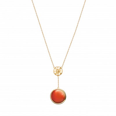 Soiree Collection 18K黃金 瑪瑙項鏈 6399