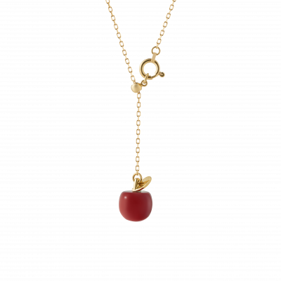 Coral Fruit Collection 10K黃金項鏈-Apple 2999