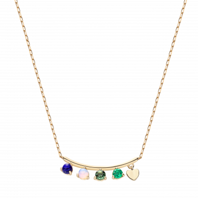 Without a Word Collection 10K黃金 彩寶手鏈 3699