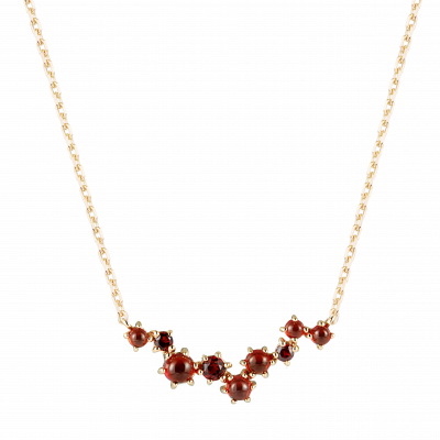 Guided by the Star Collection 10K黃金 石榴石項鏈 2999
