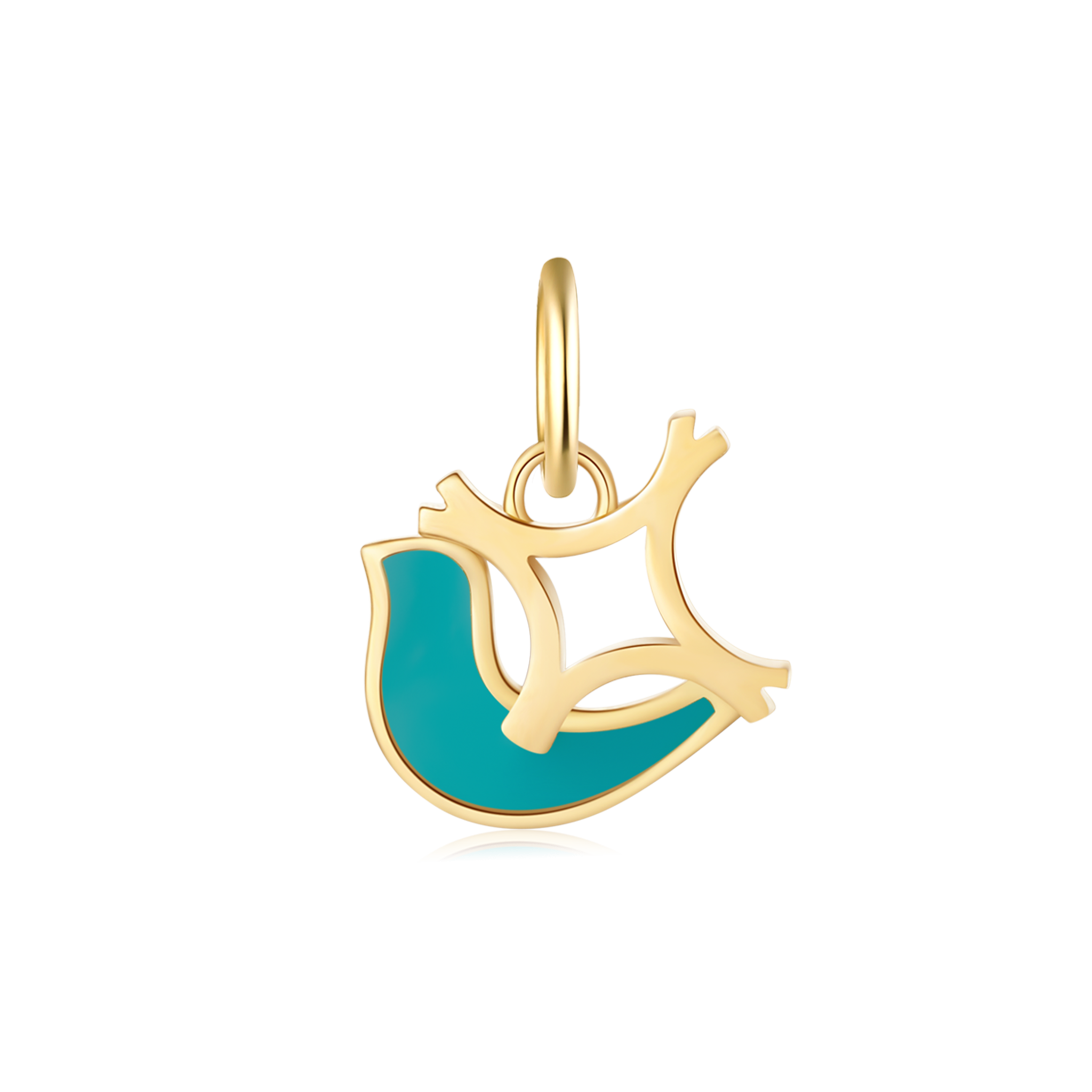 Revive Collection 18K 珐琅鸟吊坠 ¥1699