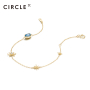 【21年新品】CIRCLE珠寶Blue系列9K黃金海藍寶手鏈