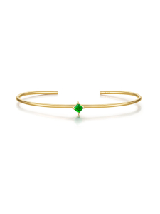Equilibre Collection 18K黄金沙弗莱石手镯 ¥4199