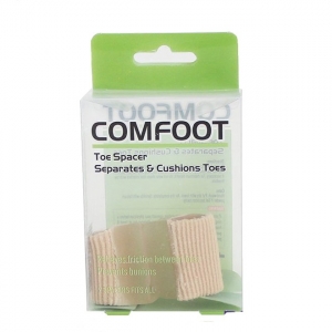 Soft Gel Toe Spacer mit Stoffhülle
